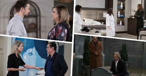 GH Week of February 26, 2024: Nina's appeal to Sonny fell on deaf ears. Spinelli and Maxie's kiss was followed by uncertainty. Josslyn tracked down Dex. Blaze's mother arrived early for a visit.